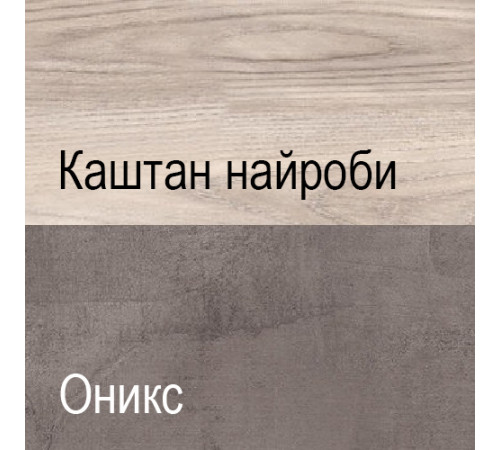 Трехстворчатый шкаф для одежды с зеркалом Джаз 3DG4S Z оникс