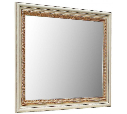 Зеркало «Альба 13» П524.13 (слоновая кость с золочением)