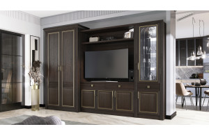 Гостиная Орлеан ясень темный Гостиная Орлеан ясень темный