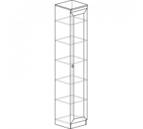 Шкаф для посуды Инна 601 светлый